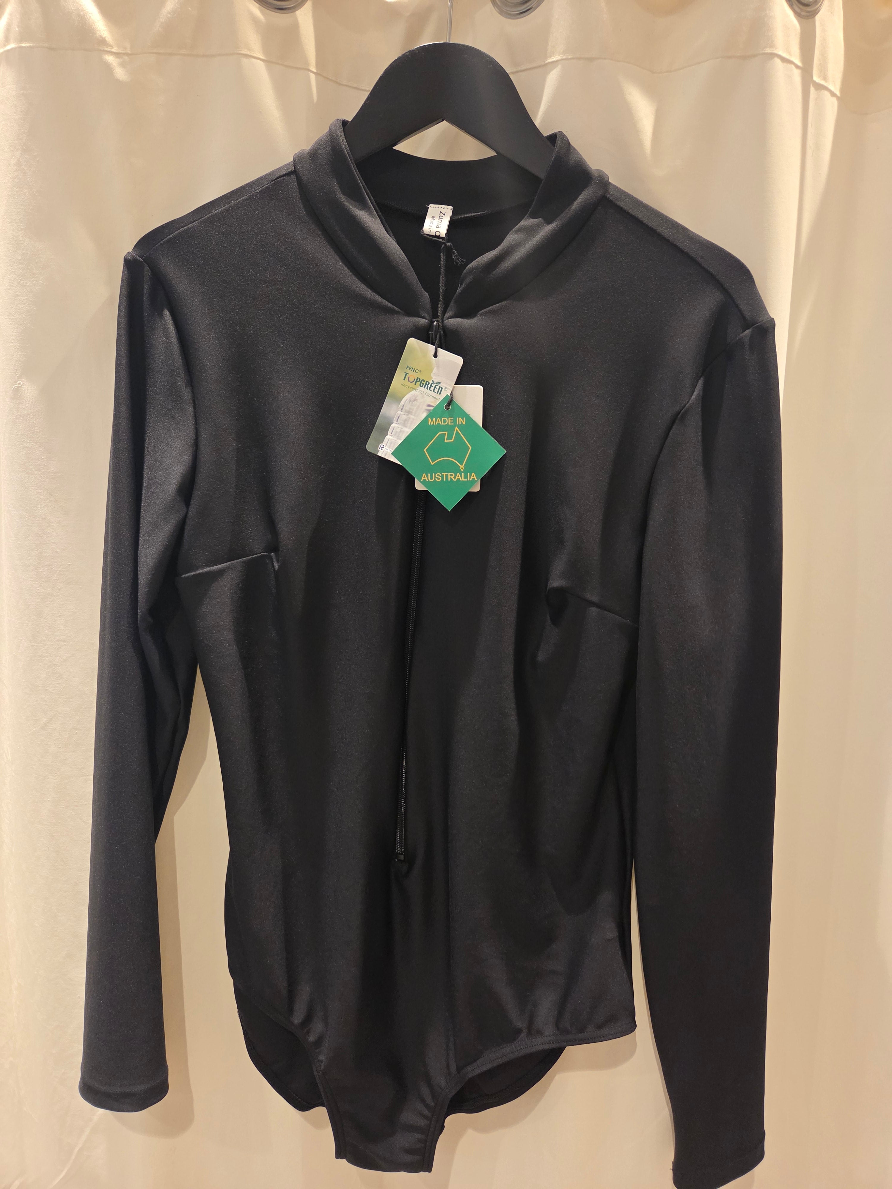 Rashie swimsuit zip-up