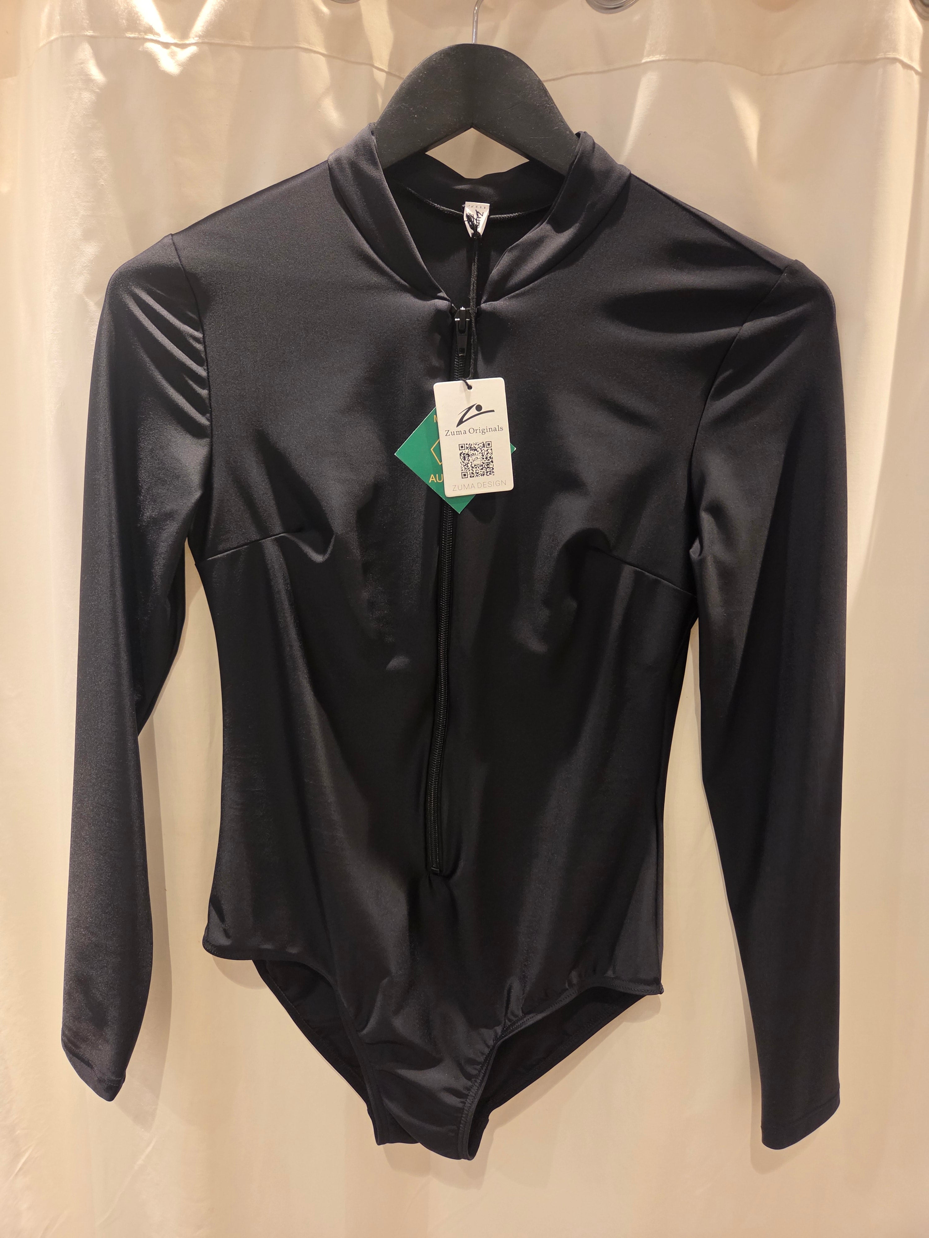 Rashie swimsuit zip-up